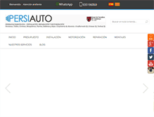 Tablet Screenshot of persiauto.com